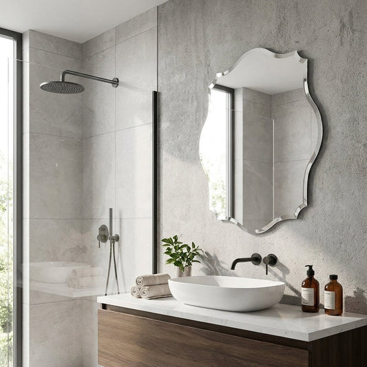 Empire Frameless Wall Mirror Oval – Designer mirror by Interior Ave