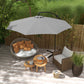 Milano 3M Outdoor Umbrella Cantilever With Protective Cover Patio Garden Shade-1878615036386217988