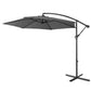 Milano Outdoor - Outdoor 3 Meter Hanging and Folding Umbrella - Charcoal-1878615032238051333