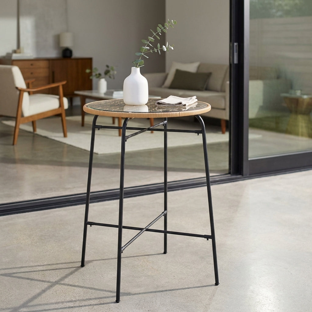 Urban Wicker Bar Table - 100cm