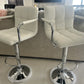 CLASSIC WHITE HANDLE BAR STOOLS - Set of 2