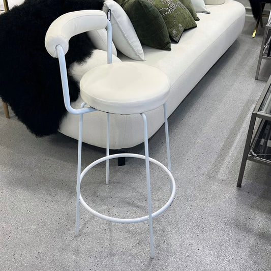 Calipo Bar Stool - White - Set of Two