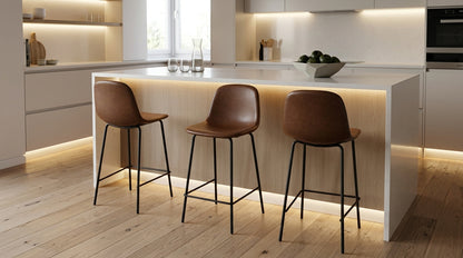 Marlo Bar Stool - Brown (Set of 2)