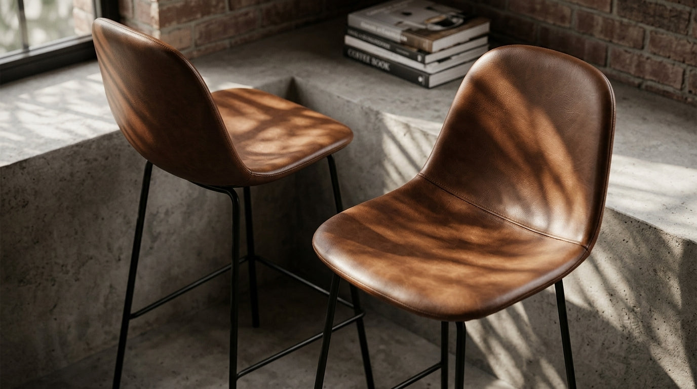 Marlo Bar Stool - Brown (Set of 2)
