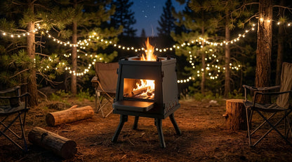 Portable Fire Pit BBQ Stove