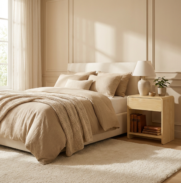 Ashbury Bedside Table | Modern Bedside Table by Interior Ave