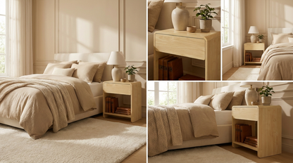 Ashbury Bedside Table | Modern Bedside Table by Interior Ave