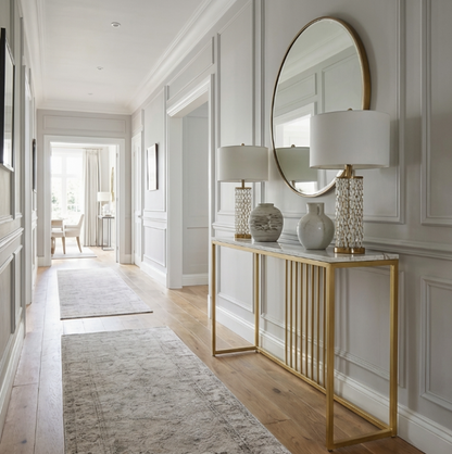 Aurelia Hallway Console Table - Gold – premium furniture by Interior Ave