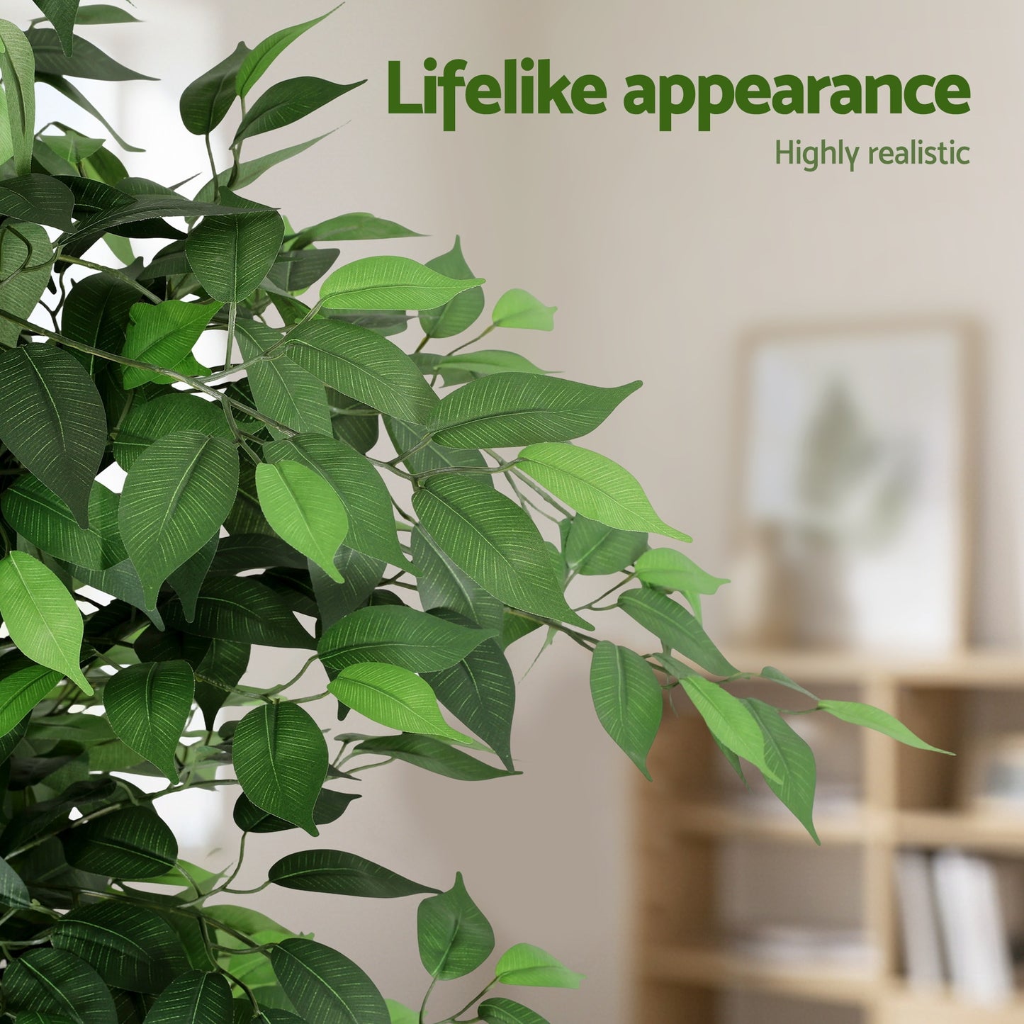 180cm Premium Faux Ficus Tree