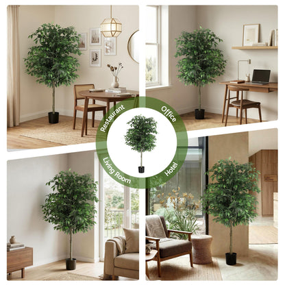 180cm Premium Faux Ficus Tree