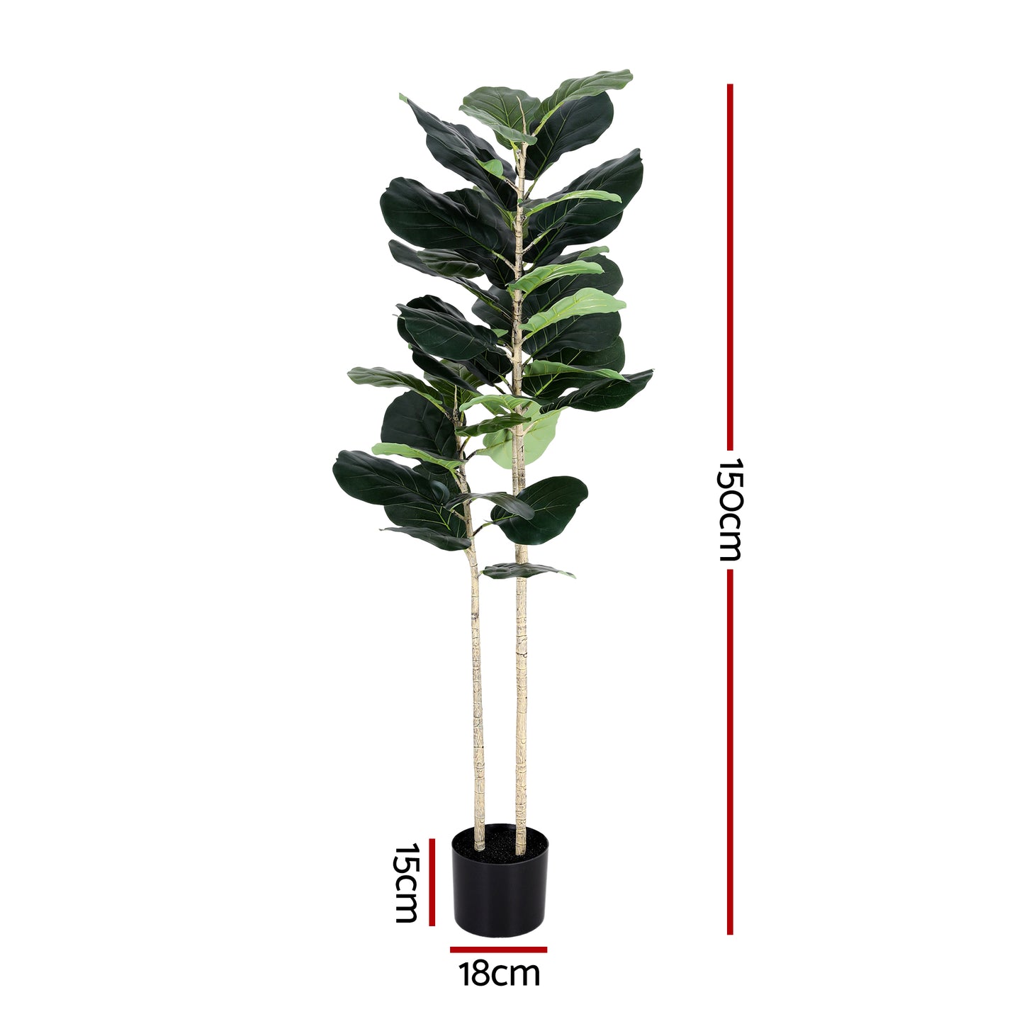 150cm Premium Faux Fiddle Tree
