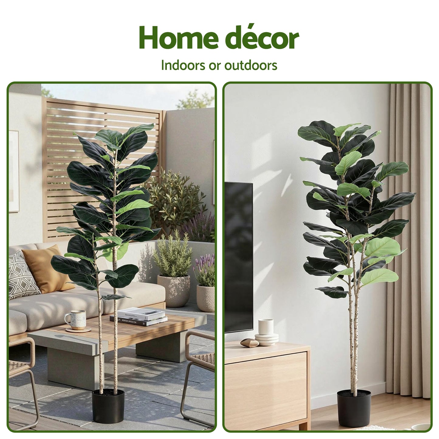 150cm Premium Faux Fiddle Tree