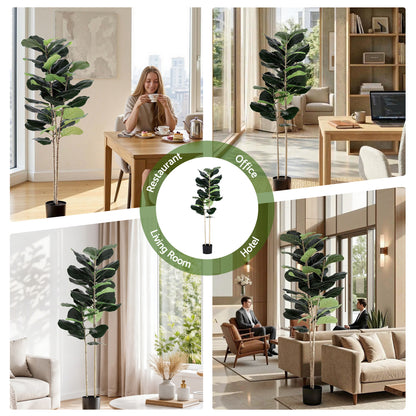 150cm Premium Faux Fiddle Tree