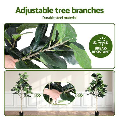 180cm Premium Faux Fiddle Tree