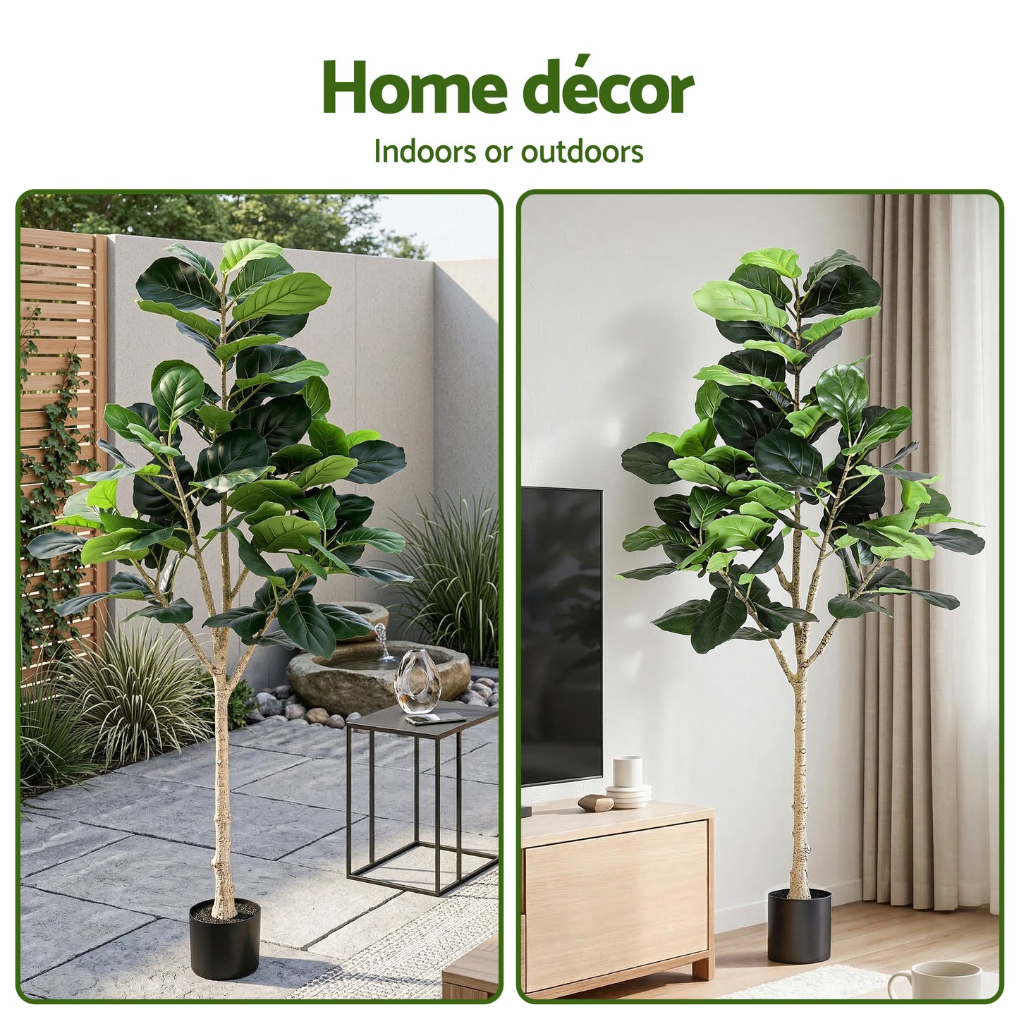 180cm Premium Faux Fiddle Tree