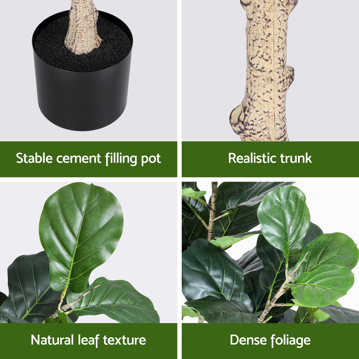 180cm Premium Faux Fiddle Tree