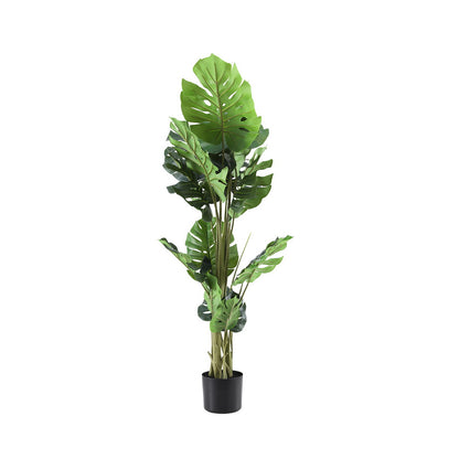 140cm Premium Faux Monstera Tree