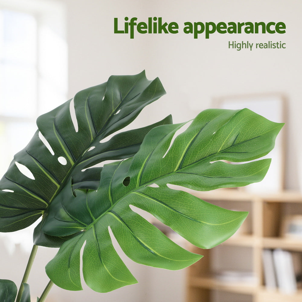 140cm Premium Faux Monstera Tree