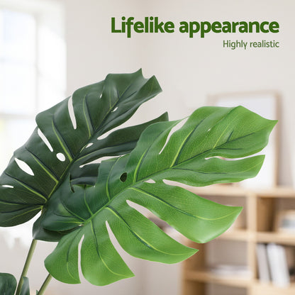 140cm Premium Faux Monstera Tree