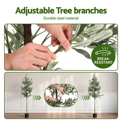 180cm Premium Faux Olive Tree