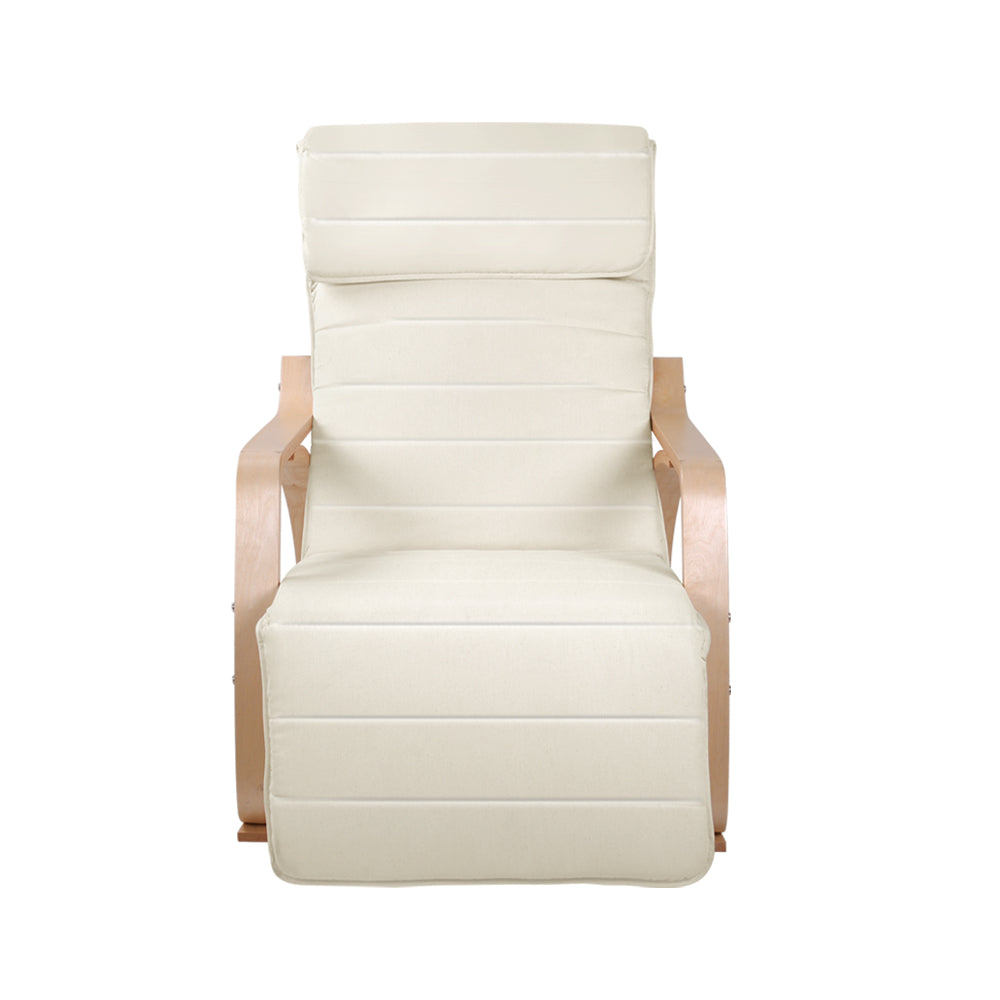 BRENTWOOD ROCKING ARMCHAIR - CREAM