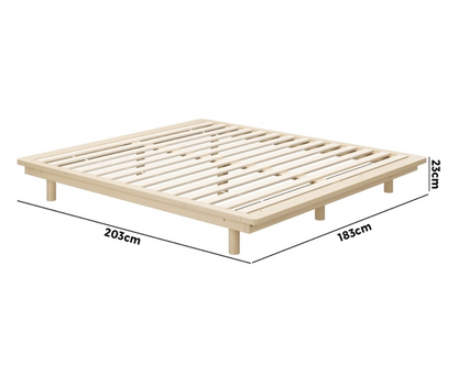 Audrey Natural Bed base - King