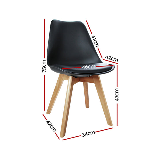 Obsidian Dining Chair - Set of Four