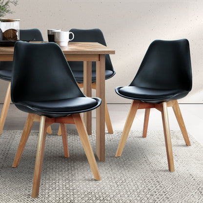 Obsidian Dining Chair - Set of Four