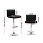 IMPERIAL BLACK BAR STOOLS - Set of 2