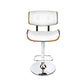 JASPER  WHITE / WALNUT BAR STOOLS - Set of 2