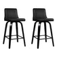 Black Leather Bar Stools