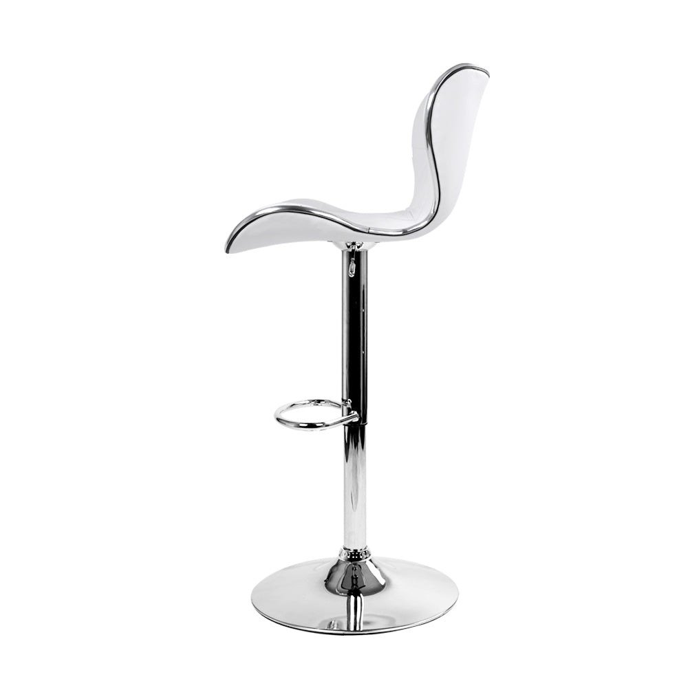 COOPER WHITE BAR STOOLS - Set of 2