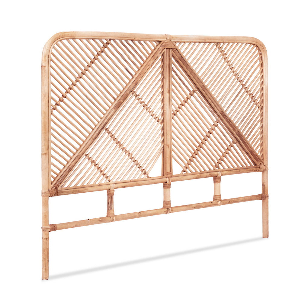 KIKI Bed Headboard Bedhead Rattan - Double