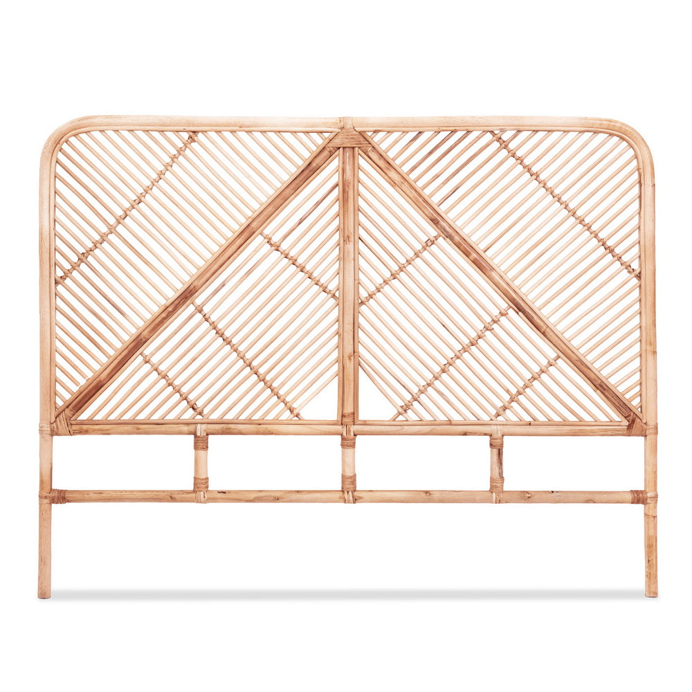 KIKI Bed Headboard Bedhead Rattan - Double
