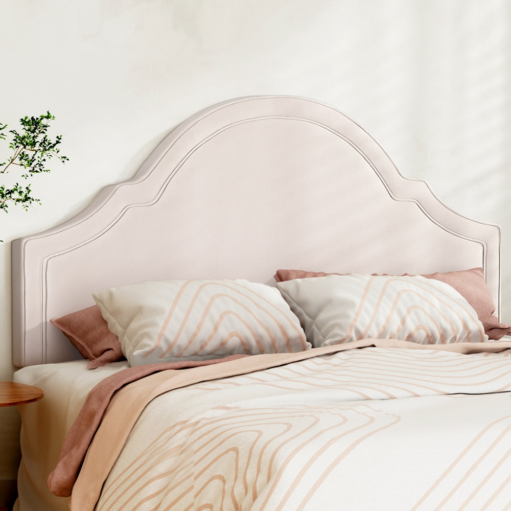 Serenity Velvet Bed Head Headboard - King