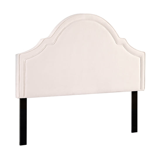 Serenity Velvet Bed Head Headboard - Queen