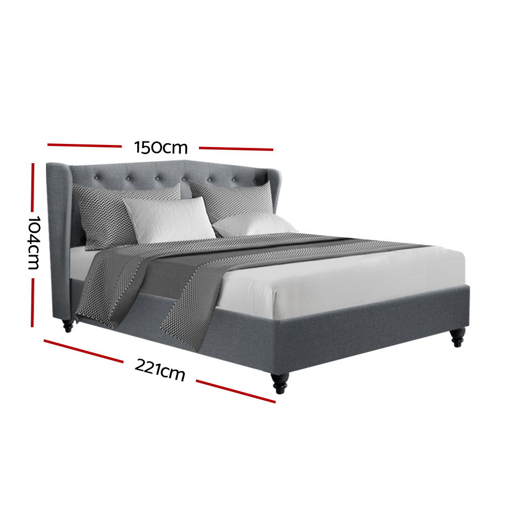 ISLA BED FRAME - GREY