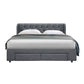 HUDSON BED FRAME - GREY