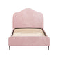 LUMA VELVET BED FRAME - PINK