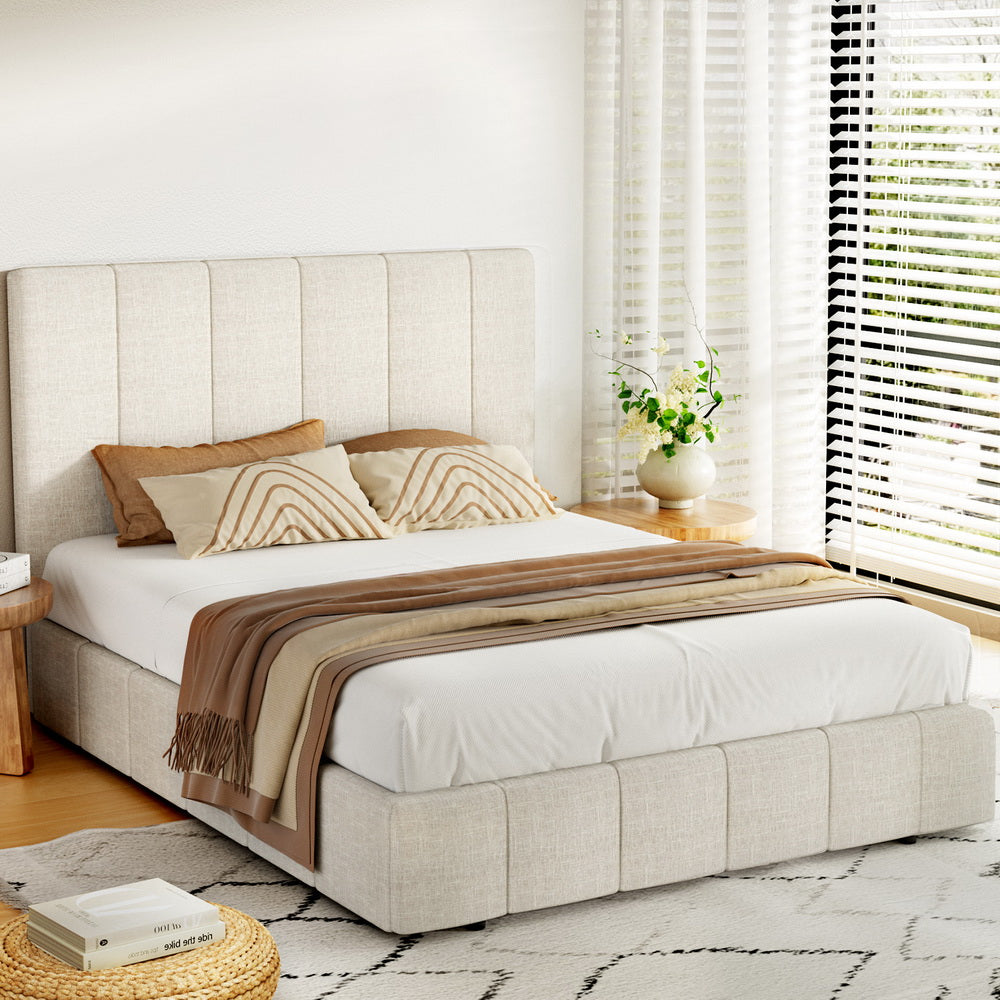 ALLURE BED FRAME - CREAM