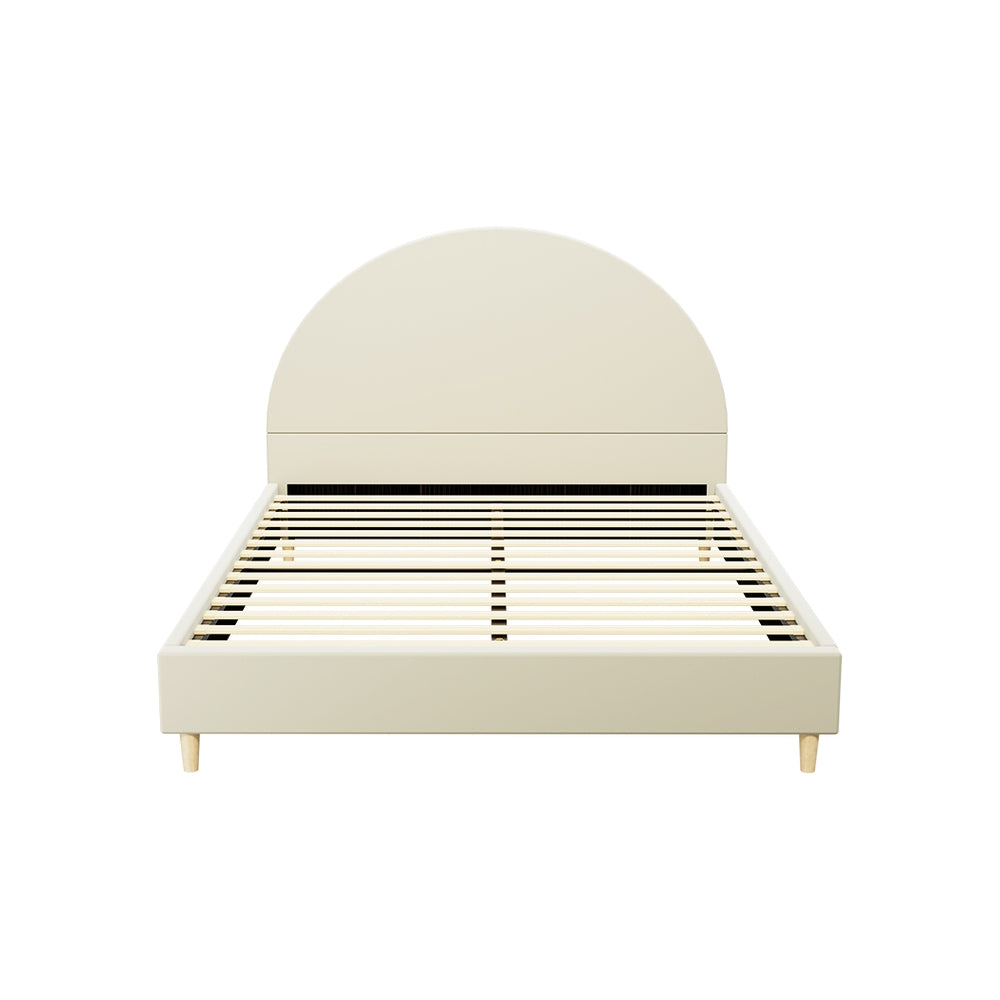 CAASA BED FRAME - CREAM