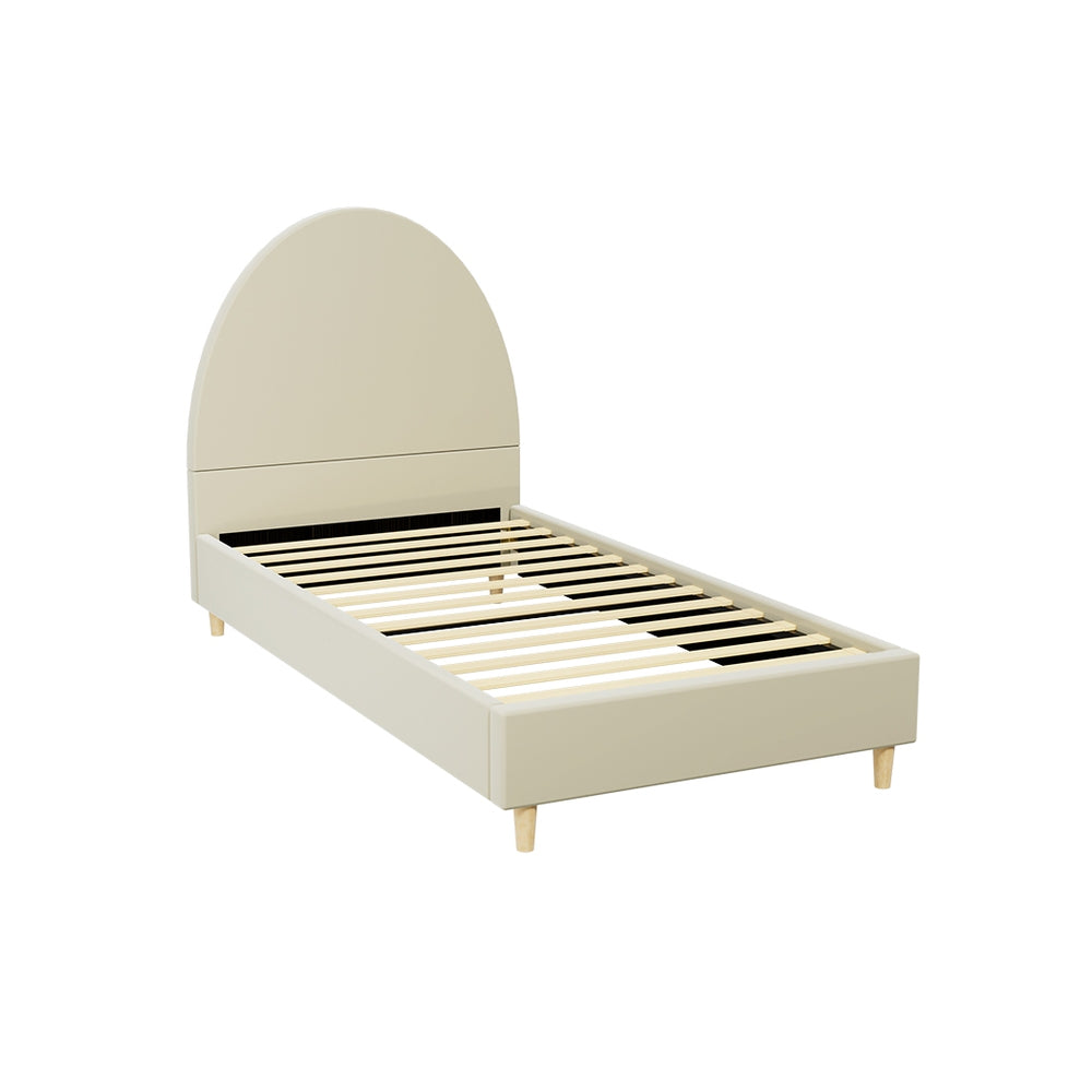 CAASA BED FRAME - CREAM