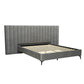 KIKI BED FRAME - VELVET GREY