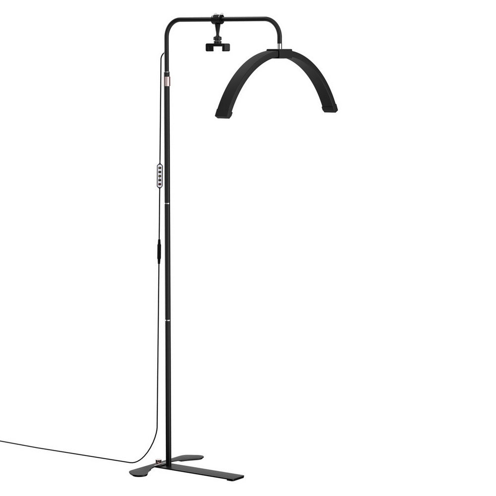 LED Beauty Light Half Moon Light for Salon Spa Studio - Black