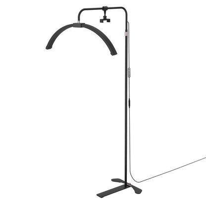 LED Beauty Light Half Moon Light for Salon Spa Studio - Black