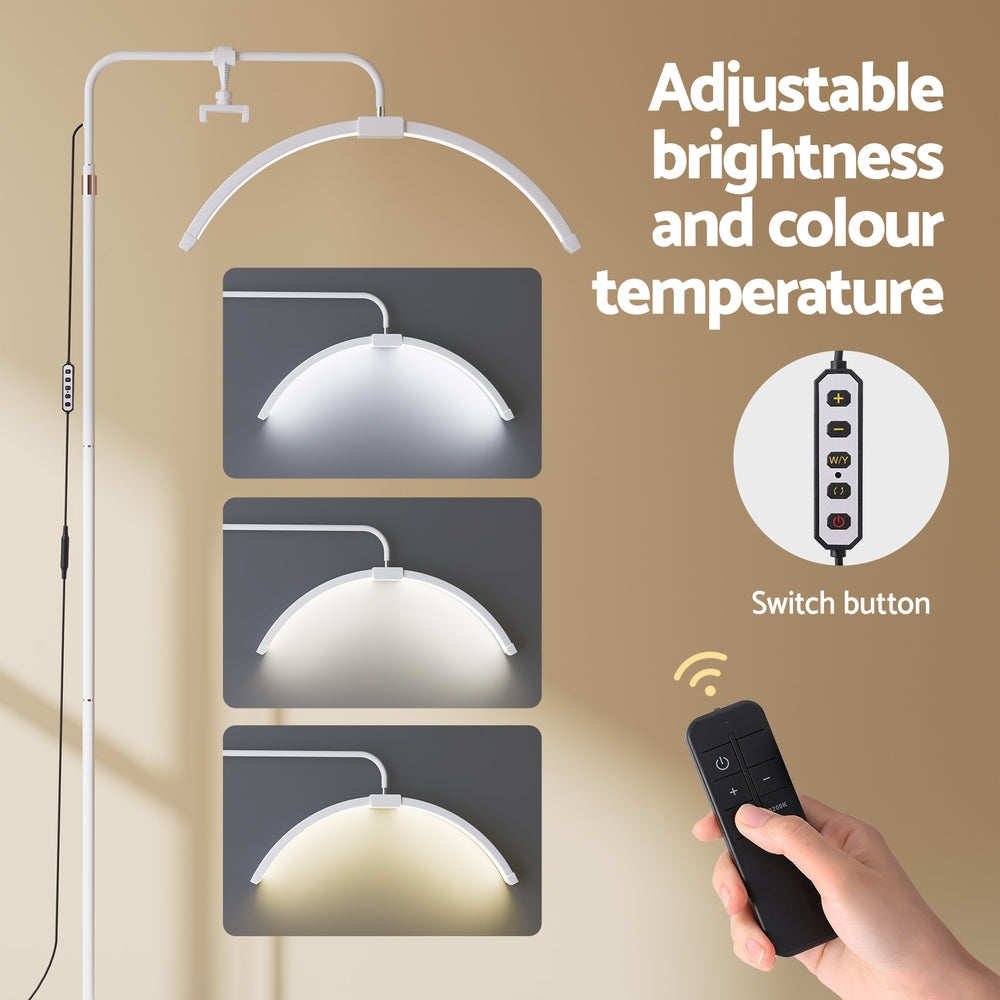 LED Beauty Light Half Moon Light for Salon Spa Studio - White
