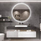 80CM ROUND FRAMELESS LED BATHROOM MIRROR