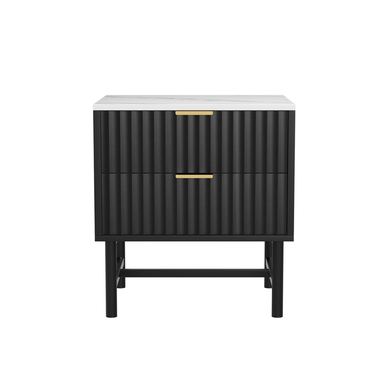 Blanc Bedside Table - Furniture hire