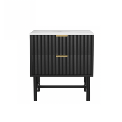 Blanc Bedside Table - Furniture hire