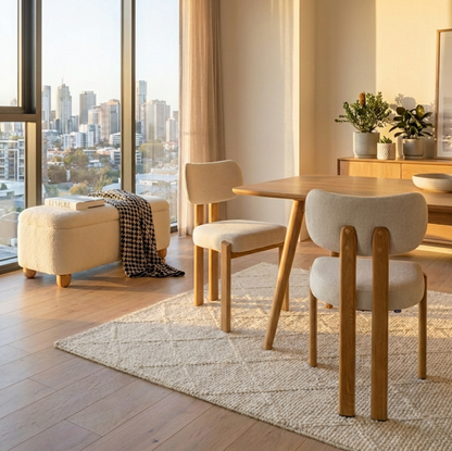 Cali Fabric Dining Chair | Designer Dining Chair by Interior Ave